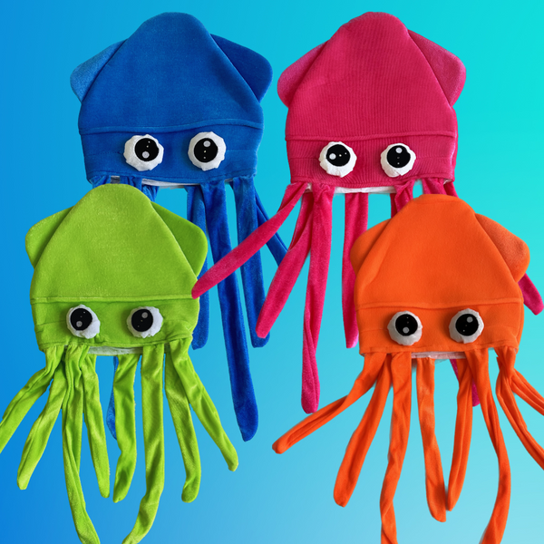 Light Up Squid Squad Party Hat by OctoNation (Batteries Included)