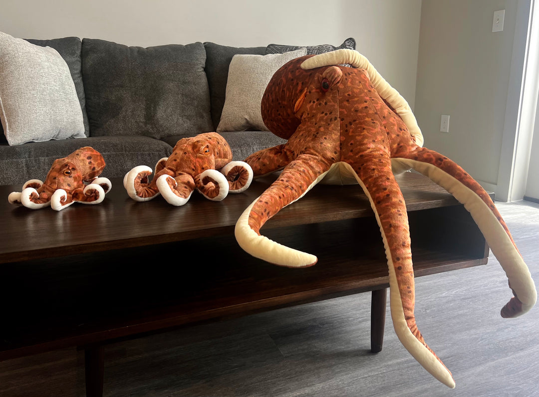 Realistic Pulpo Plushie Wild Republic Cuddlekins Octopus Stuffed