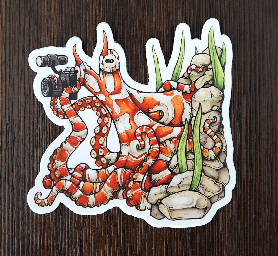 The Octographer Sticker - OctoNation x The Explorers Club – OctoNation ...